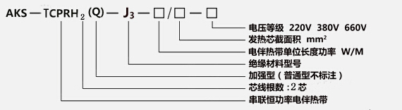 恒功率電熱帶型號分類